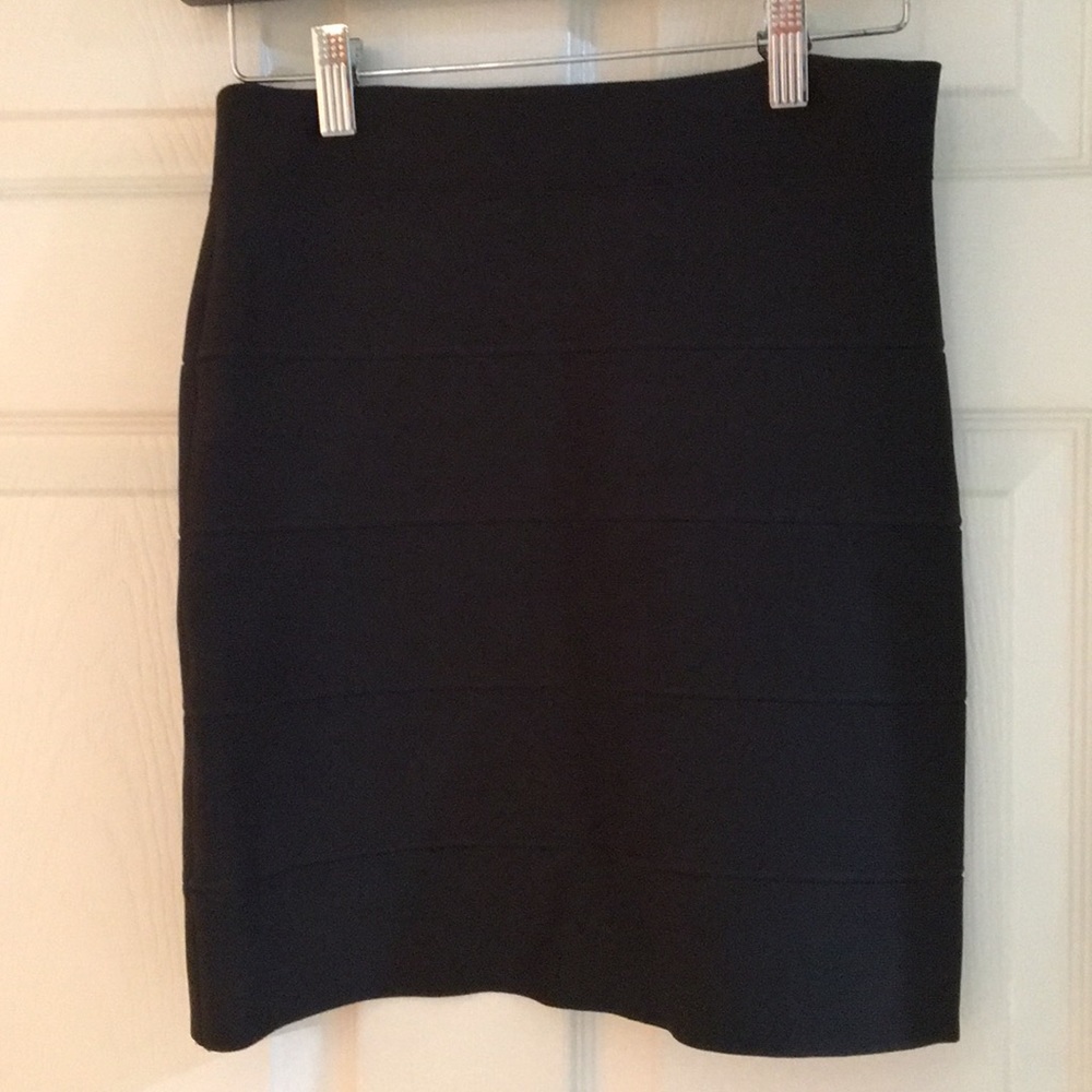 Black tube skirt